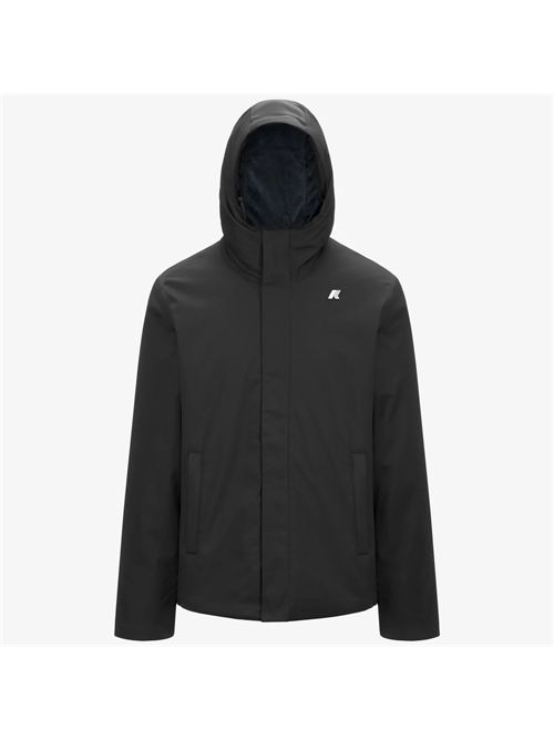 Giacca Jacko twill marmotta uomo colore Black K-WAY | JACKO TWILL MARMOTTAAL8